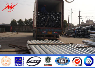 Polos de aço galvanizados de transmissão 50FT 60FT 70FT 75FT NPC Standard