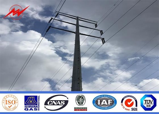 tensão média linha de transmissão 132KV galvanizada anti oxidação 3-15m de Pólo