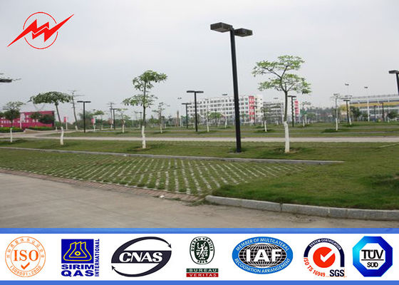 Iluminação cónica exterior pólo do parque de estacionamento do OEM 6m com único suporte