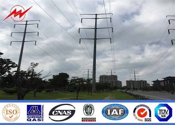 3 milímetros de espessura multi - Pólo de aço galvanizado piramidal, corrente eléctrica Pólos