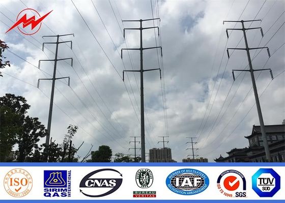 3 milímetros de espessura multi - Pólo de aço galvanizado piramidal, corrente eléctrica Pólos
