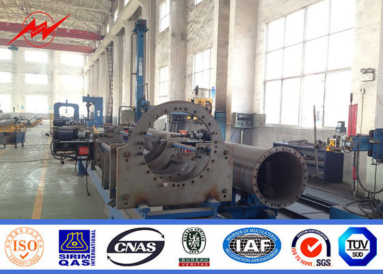 Pólo tubular de aço galvanizado poligonal à prova de explosões/em linha reta Pólo