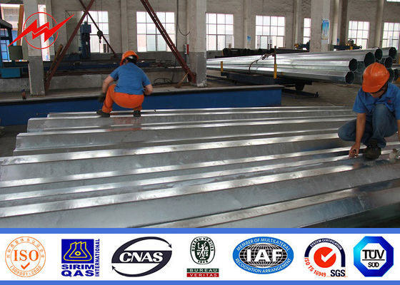 550kv transmissão Pólo tubular de aço elétrico auto-suficiente/metal pólos de serviço público