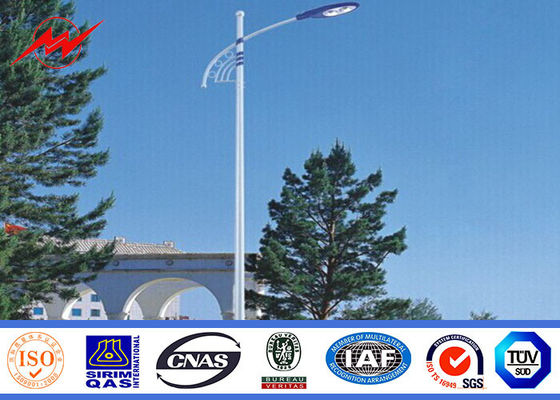 Multi lâmpada de rua solar tomada partido exterior Polo de polos claros de rua com o braço transversal de 2M