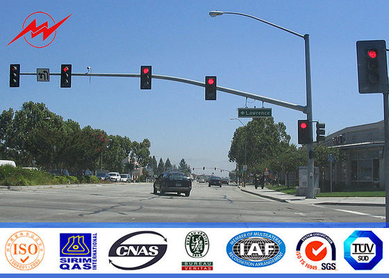 Sinais galvanizados altura do sinal do costume 4.5m com único suporte