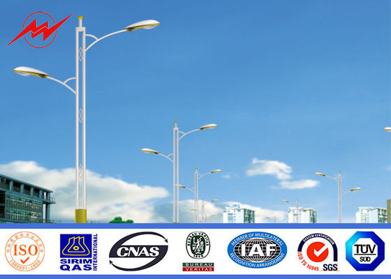 Energias solares à prova de choque pólo claro do braço da cruz dobro de 1.5M para a área de estacionamento