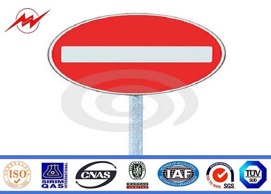 Sinais de tráfego poligonais do diodo emissor de luz do profissional 6M Pólos para a monitoração da câmera