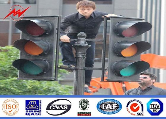 Luz de sinal de controle remoto automática solar do tráfego do poste de amarração do sistema de energia