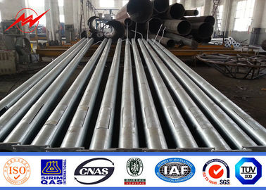 Rua tubular polo claro da borda da estrada de 69KV 11m com bandeira da propaganda