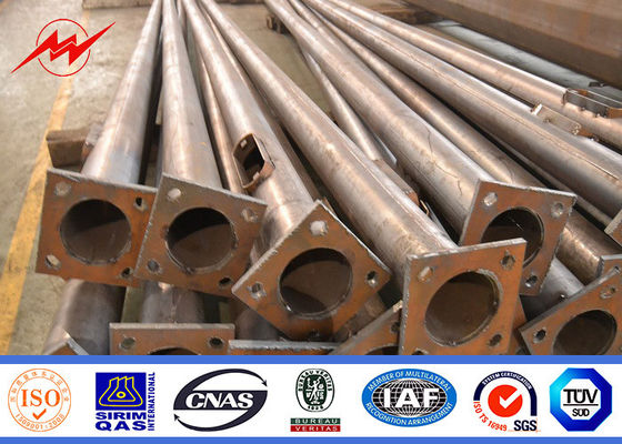 o quadrado exterior de 11m galvanizou o parque de estacionamento pólo claro com braços dobro