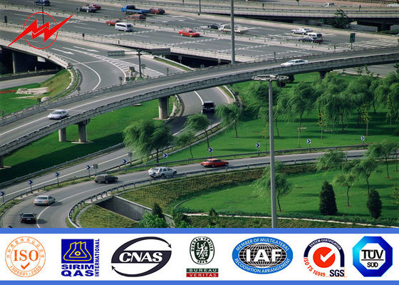 4 mastro alto pólo claro das seções 10mm para quadrados de cidade das estações dos acercamentos