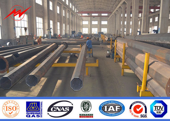 painel solar exterior octogonal de pólos de iluminação da espessura da altura 3mm de 12m para a rua