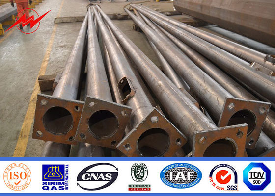 12 rua dobro polos claros do braço de M 3.5mm, Polo tubular de aço 15 anos de garantia