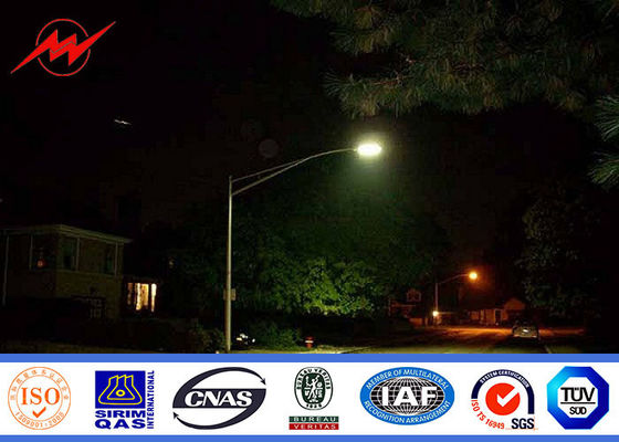 painel solar exterior octogonal de pólos de iluminação da espessura da altura 3mm de 12m para a rua