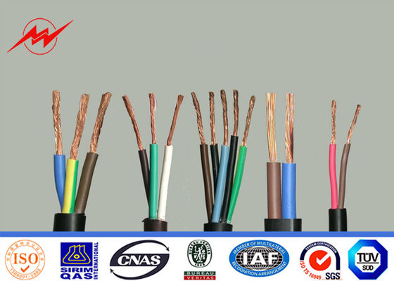 branco vermelho do cabo do Pvc dos fios elétricos e dos cabos do condutor da liga 750v de alumínio