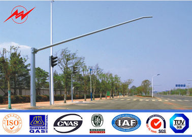 sinal pólo da via expressa de 3m, metal dobro pólos claros da passagem superior do suporte de 1500mm