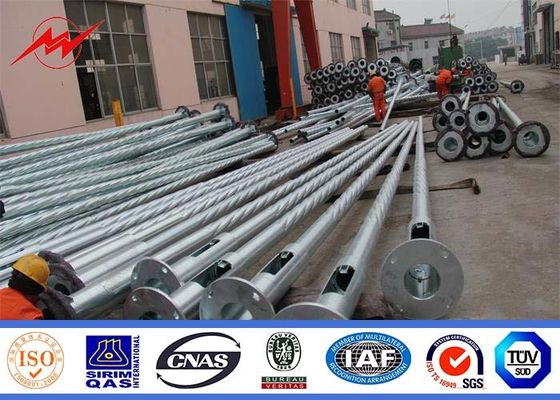 estacionamento comercial pólos claros da espessura de parede dos 10m 3mm para a iluminação de rua