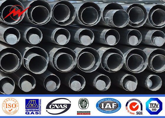 Datilografe a B 5mm a espessura 45ft altura pólos de serviço público de aço Gr50 betume material o tratamento de superfície