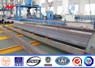 60FT 70FT 75FT 1200kg Postes de aço galvanizados para linhas de transmissão de energia