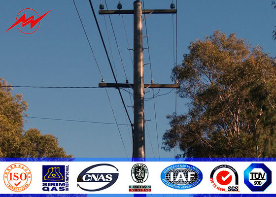 Iluminação tubular de aço poligonal personalizada pólo da estrada da lâmpada de rua de 110KV Pólo