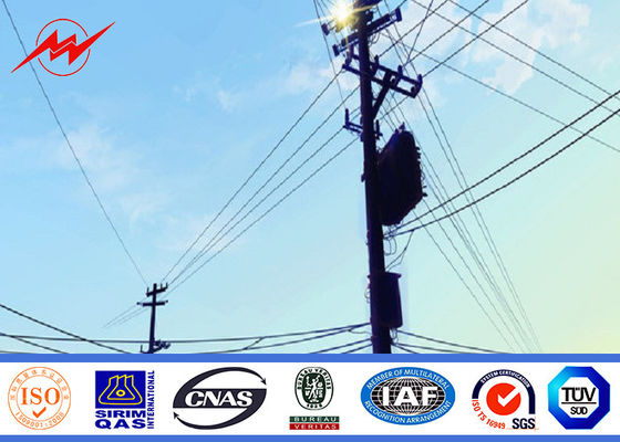 8 tomou partido a corrente eléctrica Pólo do hardware de pólo de serviço público da forma de Pólo da tira inferior