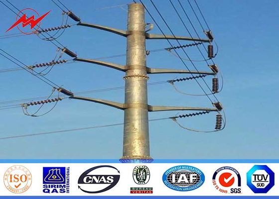 Lados de aço galvanizados dados forma redondos de Polo 16 com parafuso de escalada galvanizado