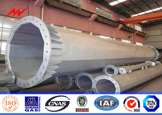 100 da escada pés de tipo torre Monopole galvanizada da flange da pilha para mastros do celular