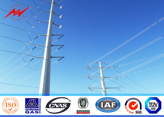 8 tomou partido o metal polos de serviço público de aço de 24M Clase 3000 para a linha aérea da transmissão