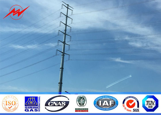 11.8M octogonal galvanizou a espessura da carga 3.5mm do rolamento de Polo 6.5KN da corrente elétrica