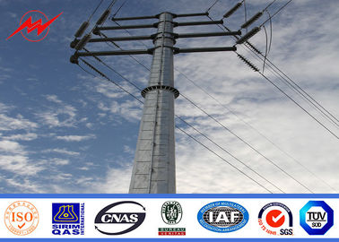 Linha de transmissão elétrica afilada redonda Polos para a linha aérea projeto