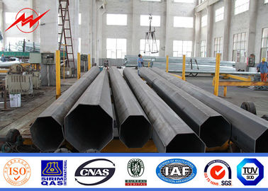 Polos de transmissão de aço galvanizado a quente com material Q345 Q460