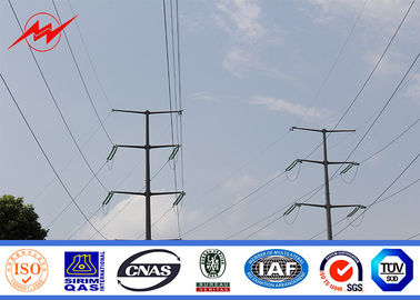 43m Poços de energia eléctrica galvanizados a quente para transmissão elétrica de 10kV a 550kV
