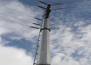 Polo de aço galvanizado profissional ASTM A123 para transmissão e iluminação nas Filipinas