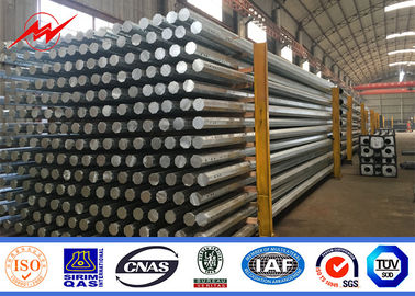 Pó de linha de energia de aço galvanizado cônico AWS D1.1 para pressão do vento de 220 km/h