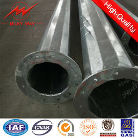 Distribuição de energia eléctrica temporária por poste de aço de 13 m, com articulação ou de forma única