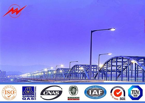 Vento exterior comercial do diodo emissor de luz polo claro do braço dobro 60W - impermeabilize o mastro alto Polo