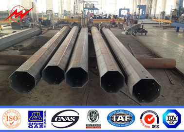12 m de pólo tubular de aço galvanizado para linha de distribuição 1250Dan 800Dan 660Dan 410Dan