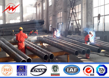 Q345 o círculo da companhia de eletricidade Polo do aço 33kv afilou octogonal poligonal