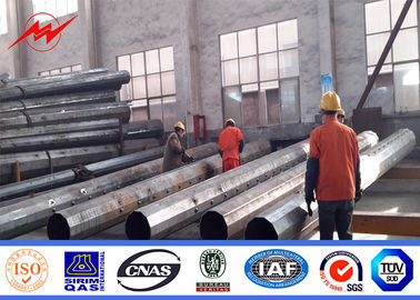 mergulho quente Polo tubular de aço galvanizado de 220KV 10-100M para a indústria elétrica