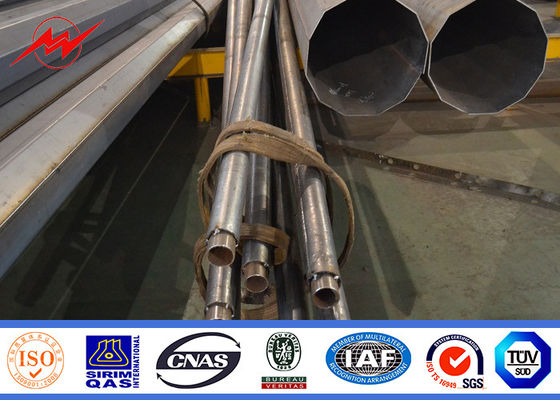 iluminação solar redonda pintada galvanizada 12m polos da rua 400W para a estrada/estrada