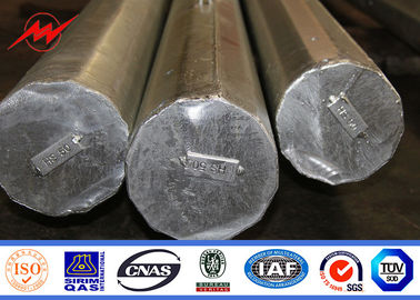 12m Polar de distribuição galvanizado Polar de potência de aço elétrico Braço cruzado