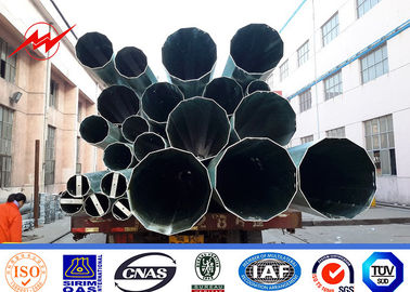 12m Polar de distribuição galvanizado Polar de potência de aço elétrico Braço cruzado