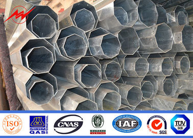12m Polar de distribuição galvanizado Polar de potência de aço elétrico Braço cruzado