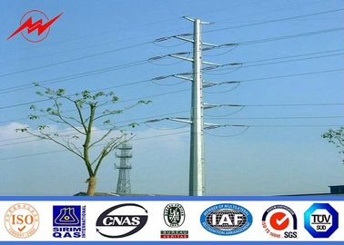 Poços de aço de iluminação elétrica 11m 12m monitoramento octagonal aço carbono galvanizado de rua