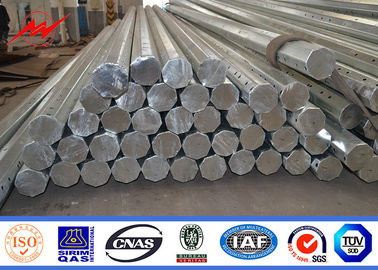35ft 70ft 90ft galvanizou a linha de aço de polo de poder Transimission octogonal