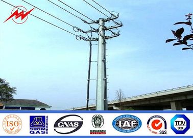 Corrente elétrica Polo 10kv da galvanização de aço tubular para a linha de transmissão