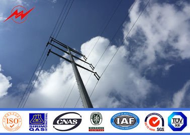 220kv a transmissão de energia Polos galvanizou o aço elétrico tubular