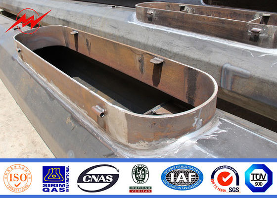 OEM alto profissional da galvanização do mergulho quente de polo claro do mastro do porto de 20m personalizado