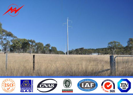 poder de aço polos AWS D 1,1 da galvanização do mergulho quente de 95FT NGCP Filipinas