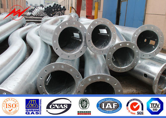 o tipo cônico aço de Q235 galvanizou a rua polos claros 6M 7M 8M